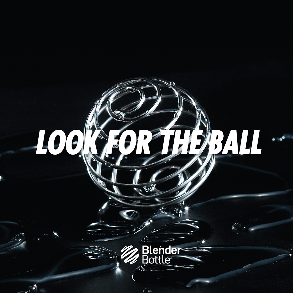 The stainless steel BlenderBall whisk — look for the ball
